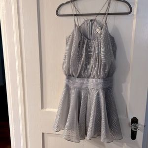 Milly minidress. Gray and silver. Size 0